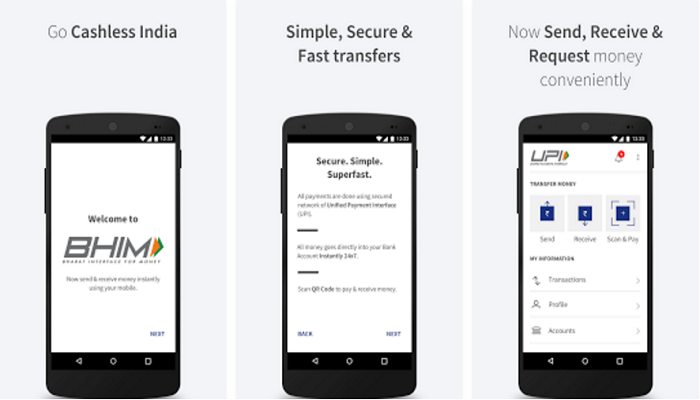 BHIM App Indian government apps