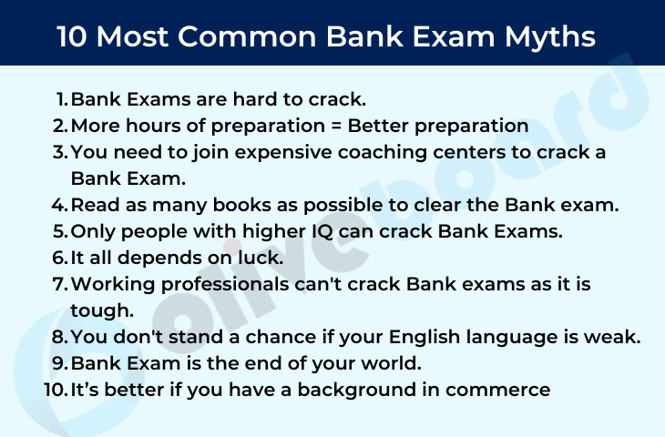 Bank exam myths