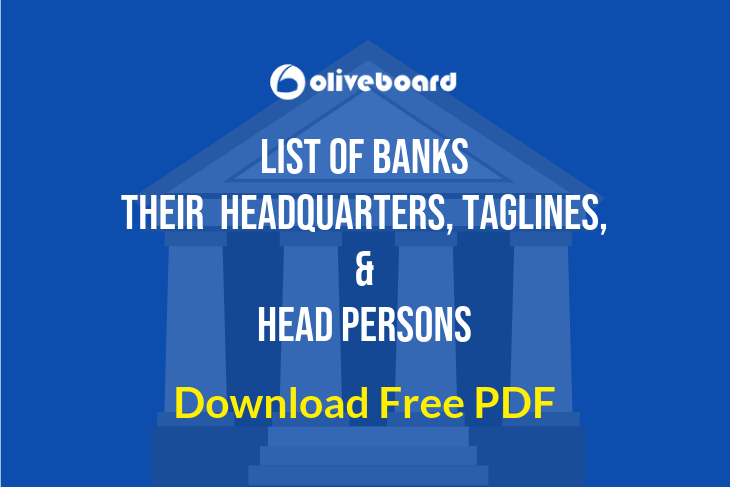 Banks, Headquarters Taglines, and Head Persons