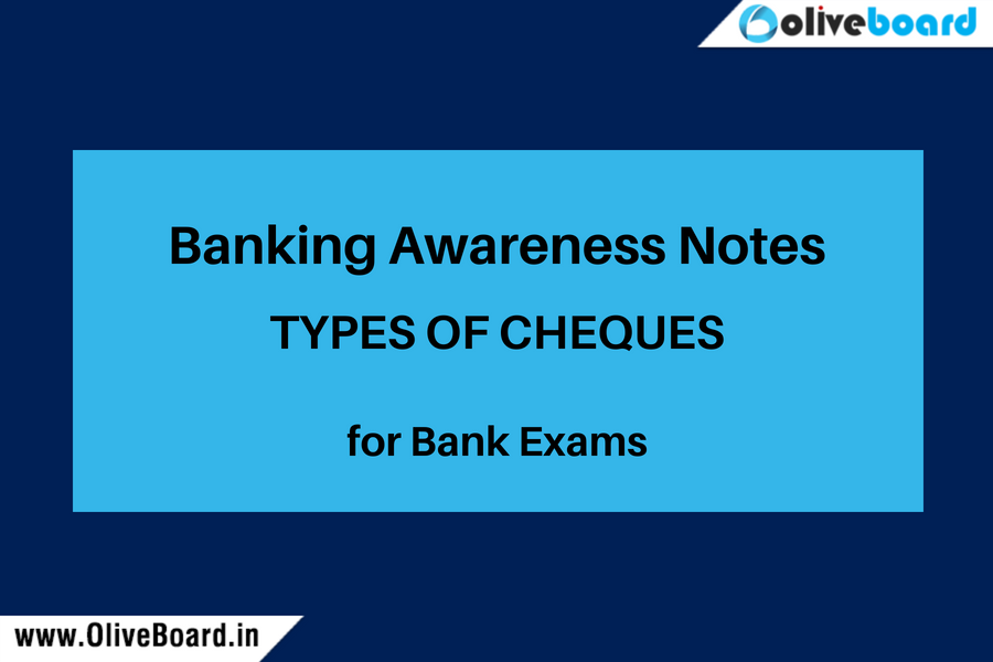 Types of Cheques - BankExamsToday