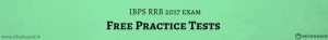 IBPS RRB Free Practice Tests 2017