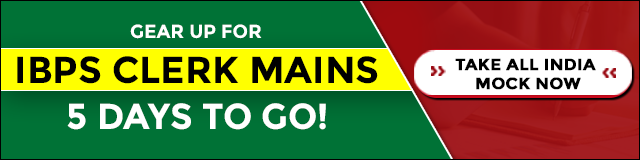 IBPS Clerk Mains Last Minute Tips Banner
