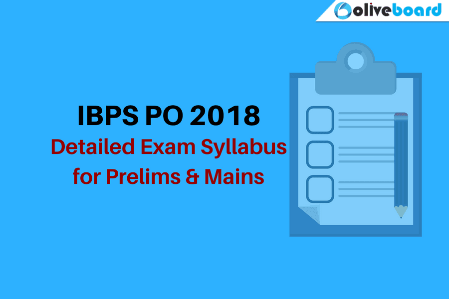 IBPS PO 2018 Exam Syllabus