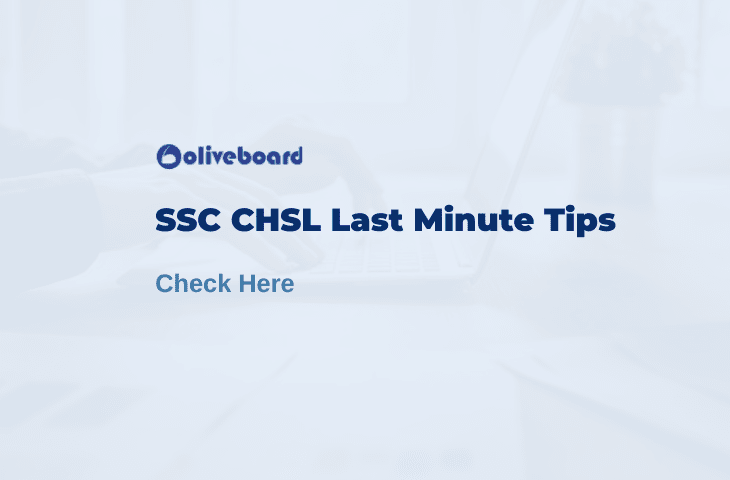 SSC CHSL Last Minute Tips