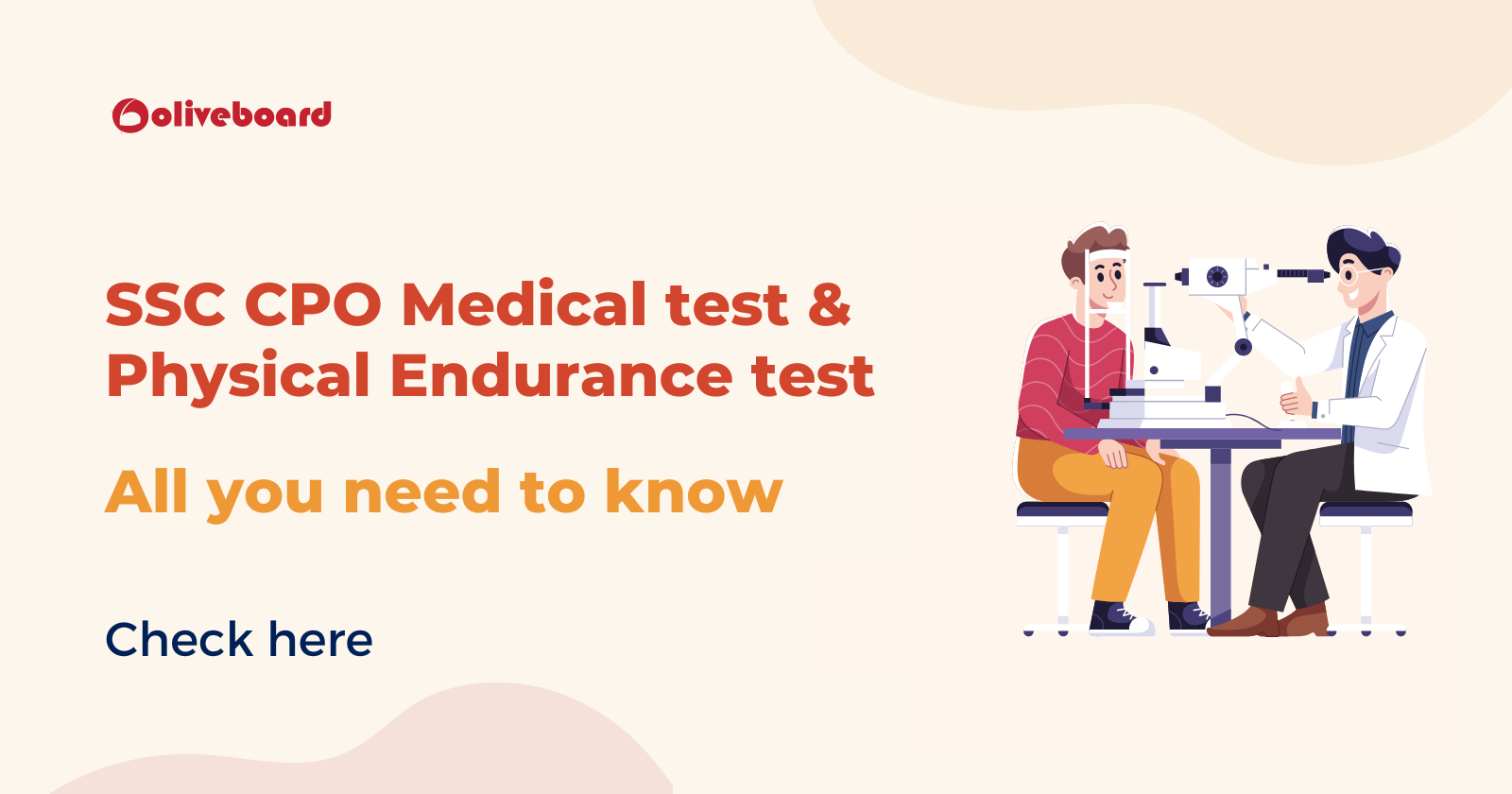 SSC CPO Medical test and Physical Endurance test