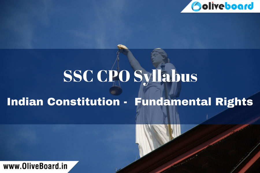 SSC CPO Syllabus Indian Constitution - Fundamental Rights
