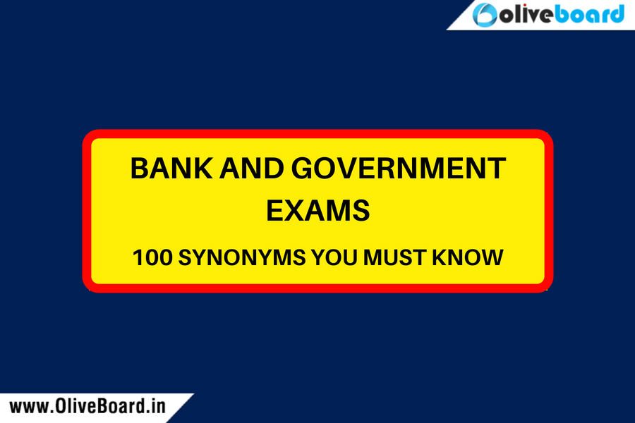 Bank and Government Exams Synonyms