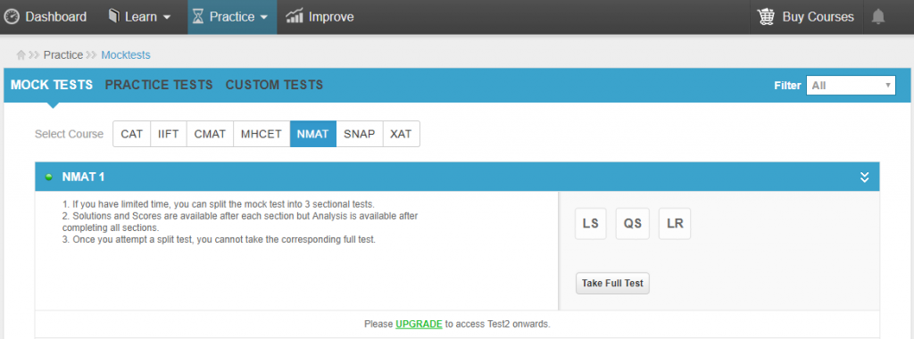 NMAT Full Mock Tests How To Prepare For NMAT 