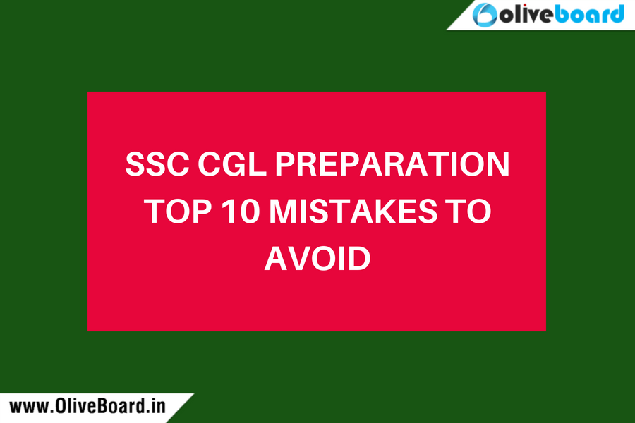 SSC CGL preparation mistakes