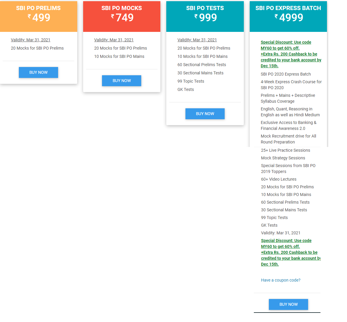 Increase SBI PO Prelims Scores