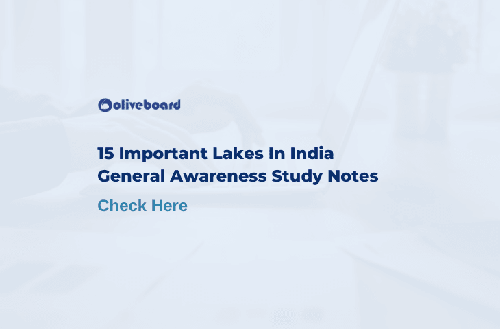 15 Important Lakes in India