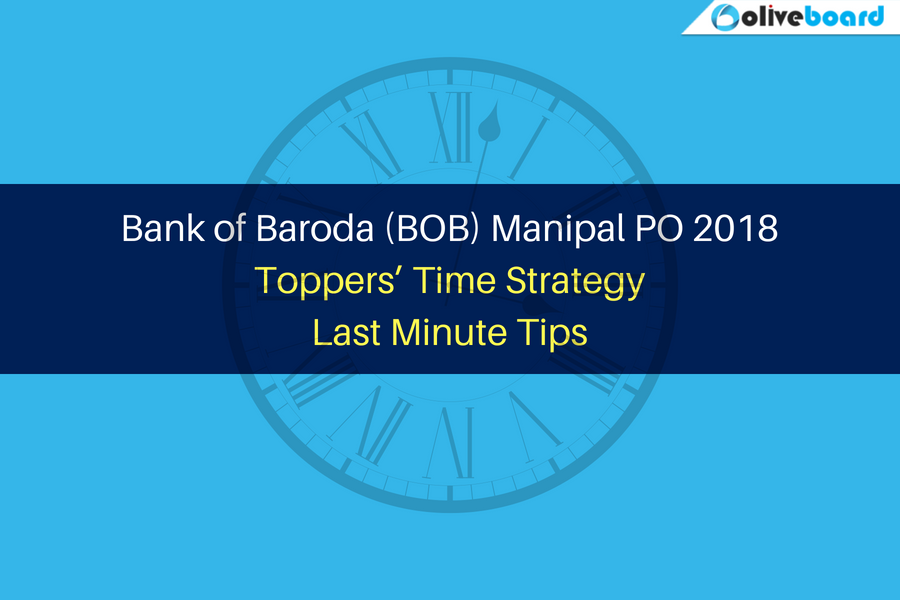 BOB PO 2018 Toppers’ Time Strategy