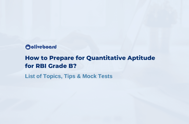 Quantitative Aptitude for RBI Grade B