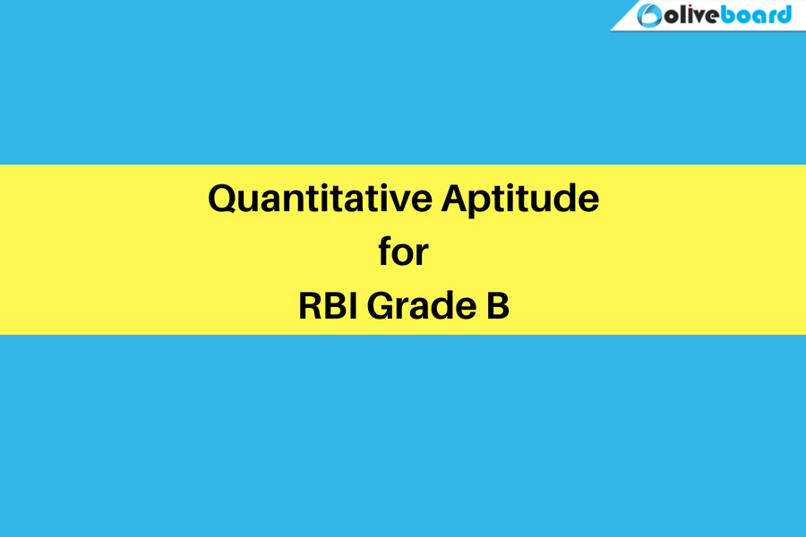Quantitative Aptitude for RBI Grade B Syllabus, Tips & Best Books
