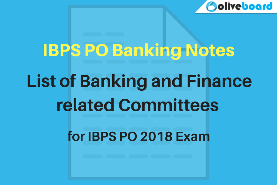 IBPS PO Banking notes committees
