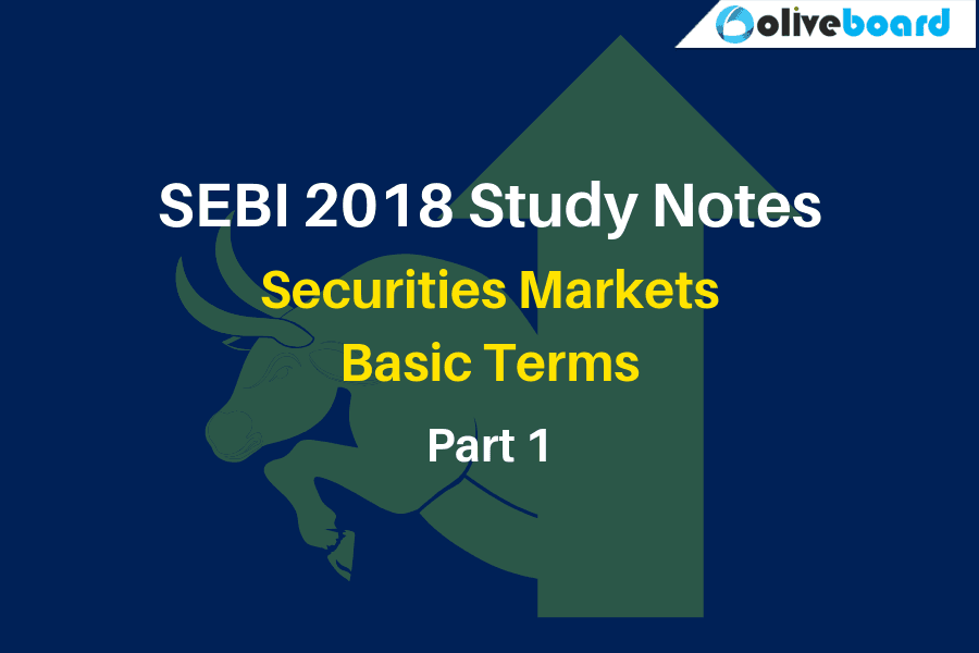 SEBI 2018 Study Notes part 1