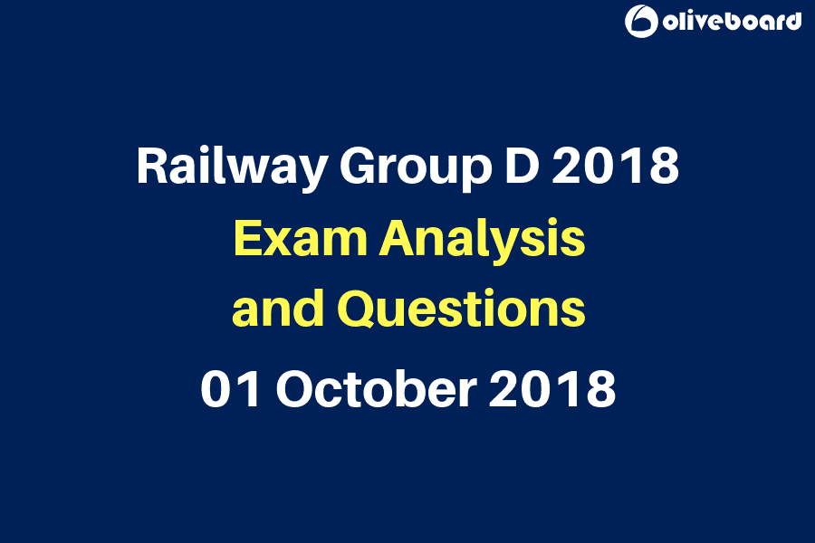 Railway RRB Group D Exam Questions 1 oct
