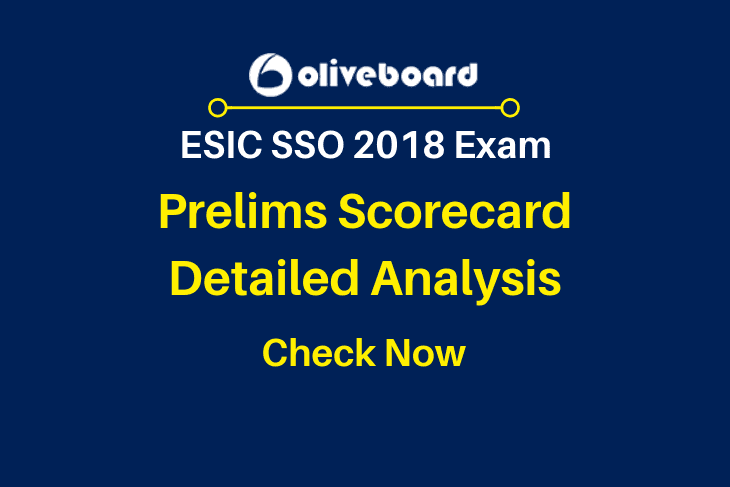 ESIC SSO Prelims Scorecard