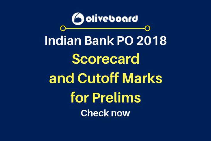 Indian Bank PO 2018 Scorecard and