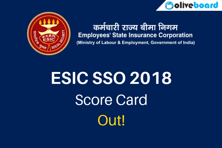 ESIC SSO Prelims Score Card