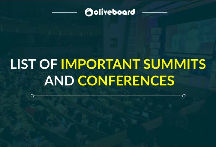 Important Summits and Conferences