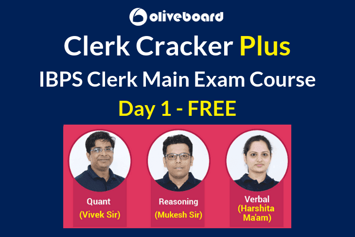 IBPS Clerk Main Exam Day 1 Free