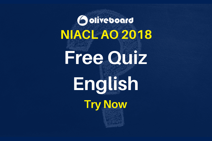 NIACL AO Quiz English