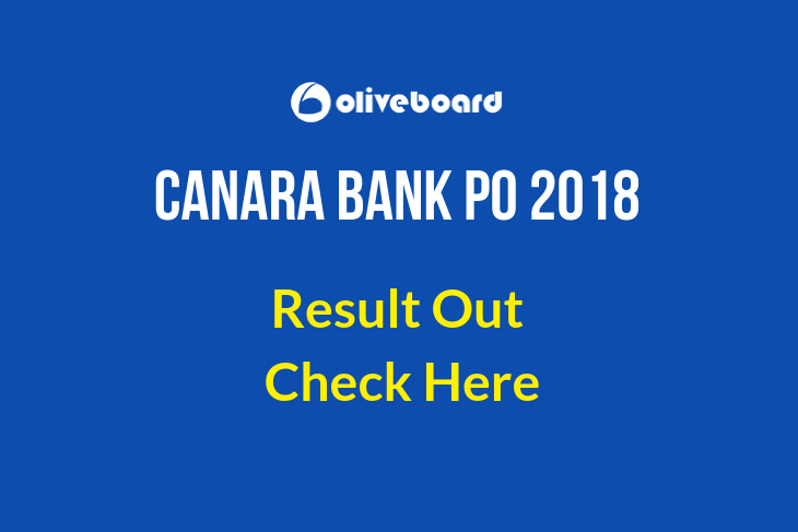 canara bank po result