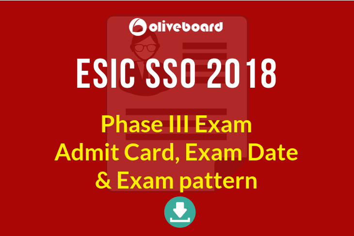 ESIC SSO Phase 3 Admit Card