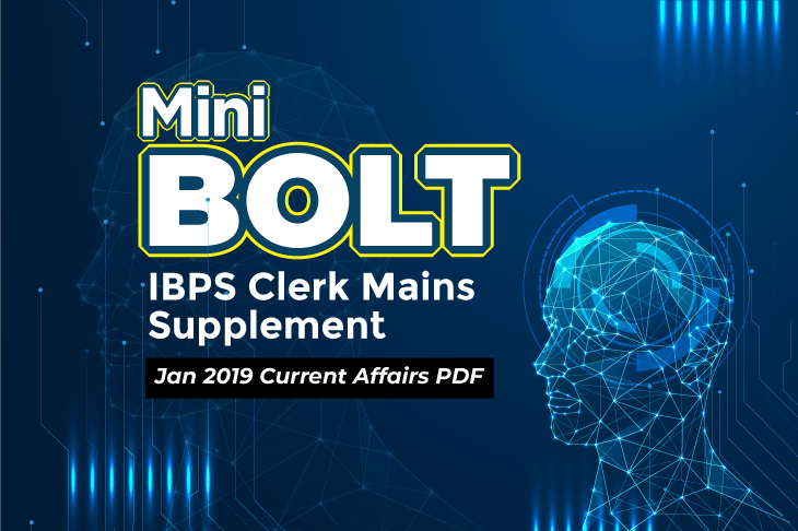 Jan 2019 Current Affairs Mini Bolt