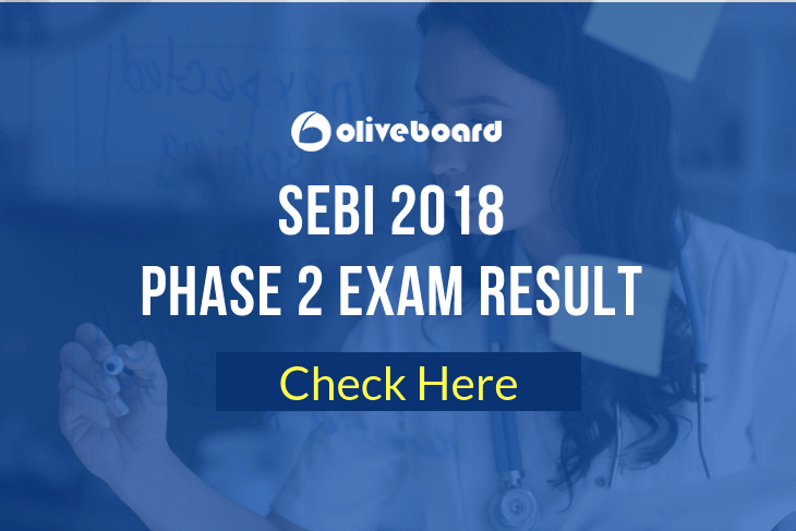 SEBI 2018 Phase 2 Exam Result