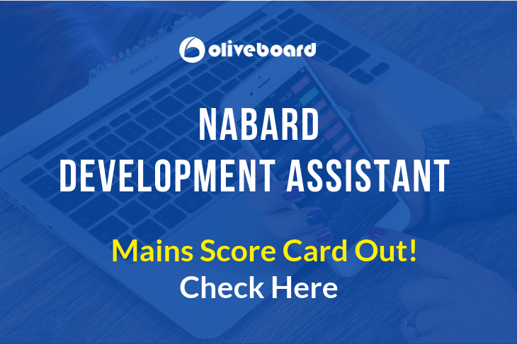 NABARD Development Assistant Mains Score Card