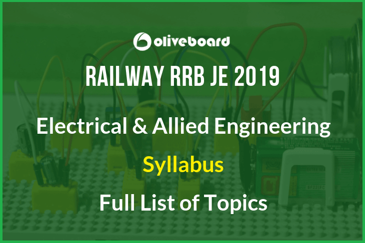 RRB JE Electrical Syllabus