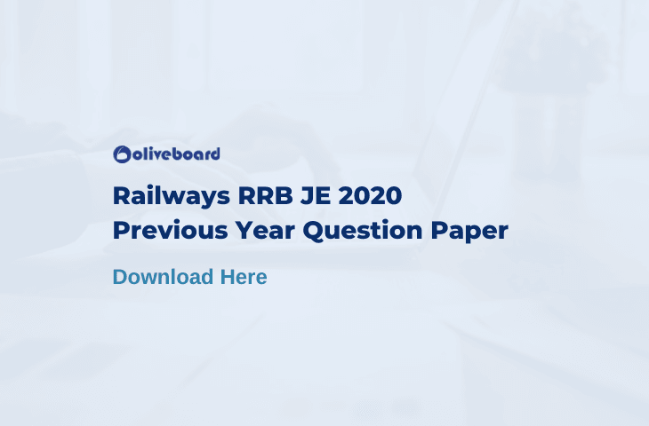 RRB JE Previous Year Question Paper