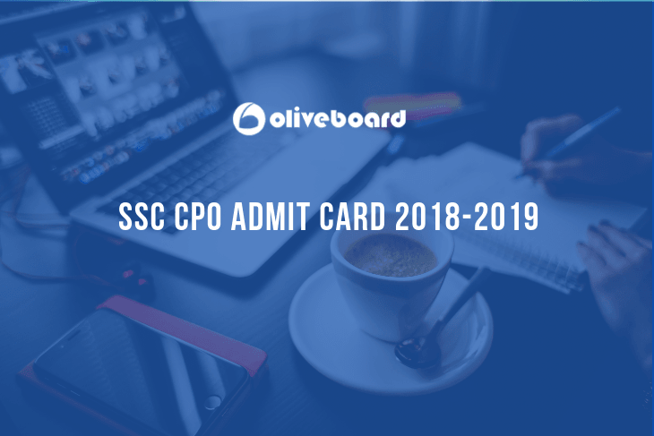 ssc cpo admit card 2018-2019