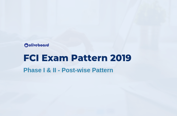 fci 2019 exam pattern