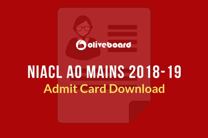 NIACL AO Mains Admit Card