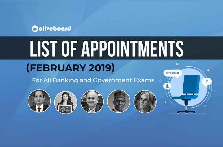 Appointments February 2019