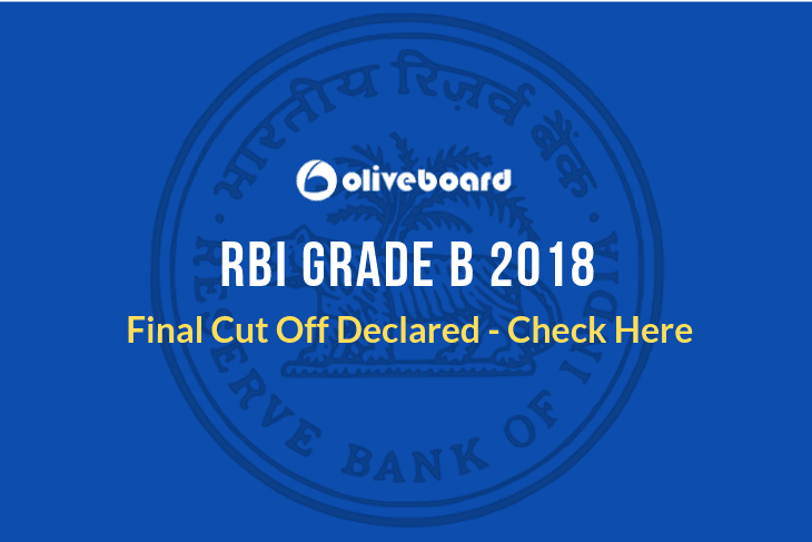 RBI Grade B 2018 Final Cut Off