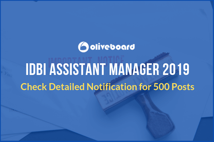 idbi bank assistant manager notification