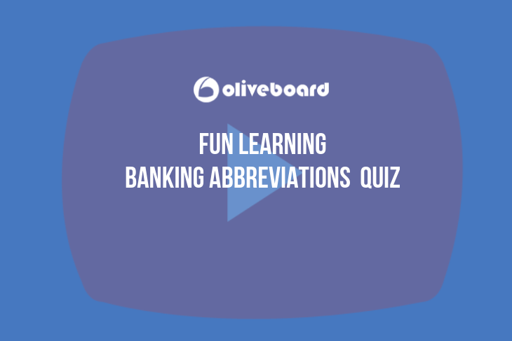 Banking Abbreviations quizzes