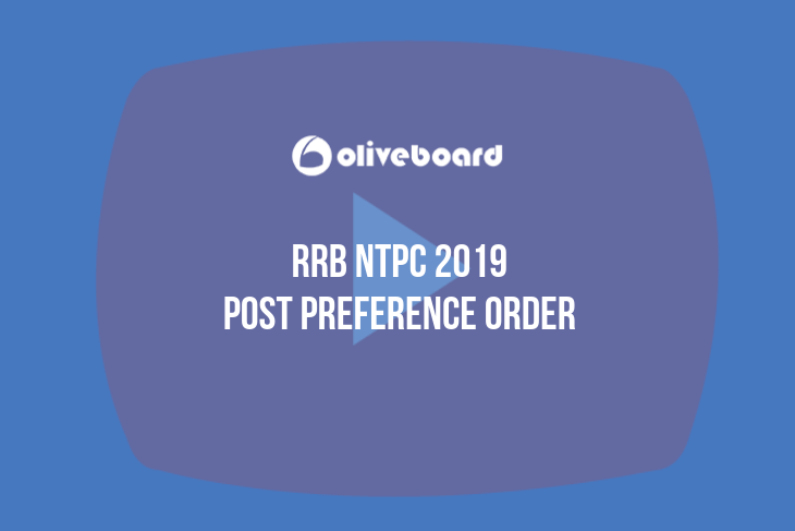 RRB NTPC Post Preference 2019