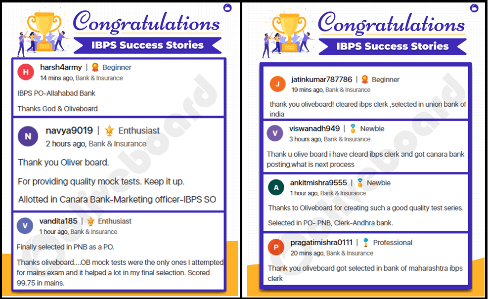 Oliveboard IBPS Toppers