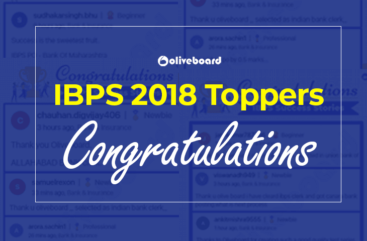 IBPS 2018 Toppers