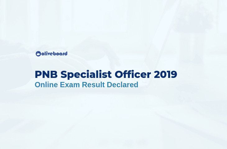 PNB Specialist Officer Exam Result 1