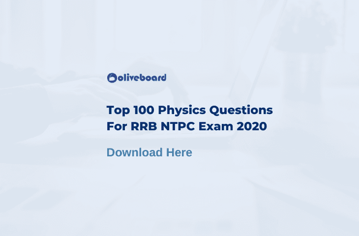 RRB NTPC Physics Questions