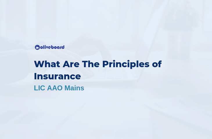 What Are The Principles of Insurance