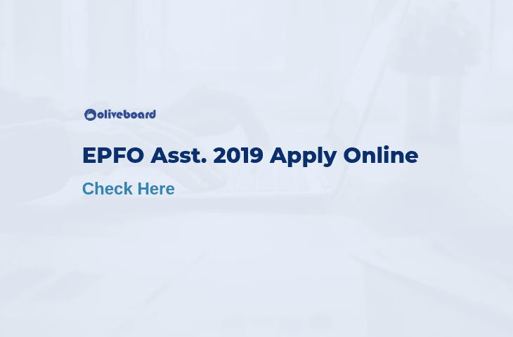 EPFO Assistant Apply Online