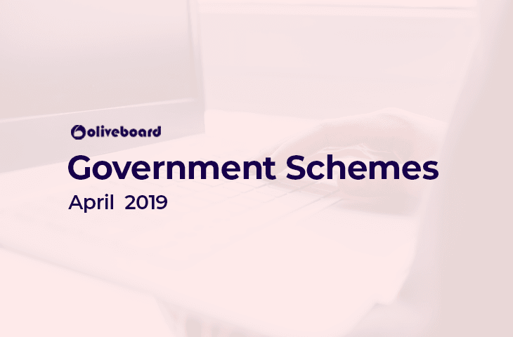 Government Schemes April 2019