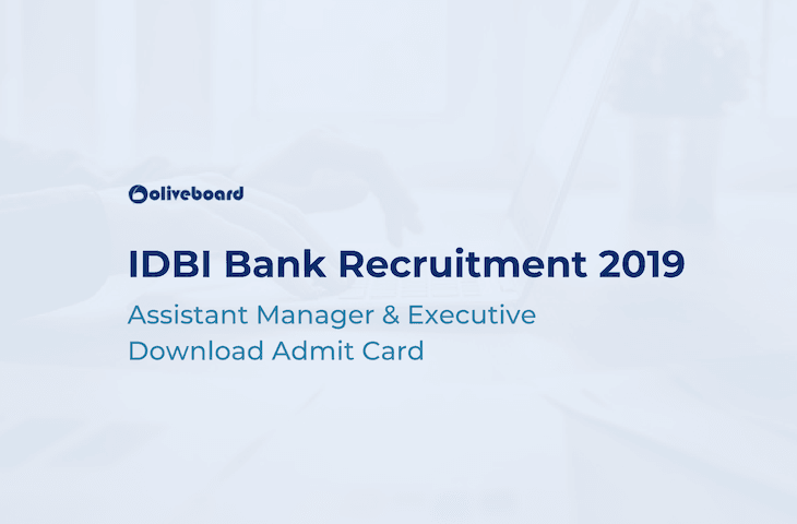 IDBI Admit Card 2019